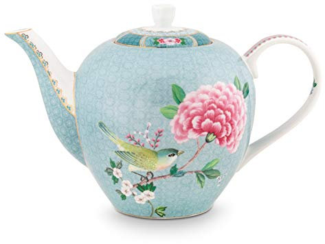 Pip Studio Teekanne Blushing Birds | blau - 1600 ml