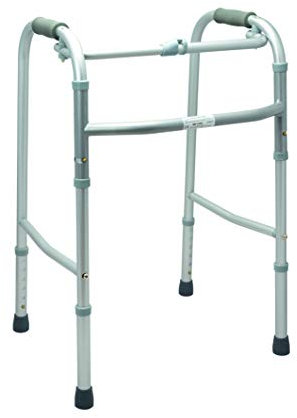 Gehgestell, Gehbock, Gehhilfe, höhenverstellbar, faltbar, universal, aus Aluminium !