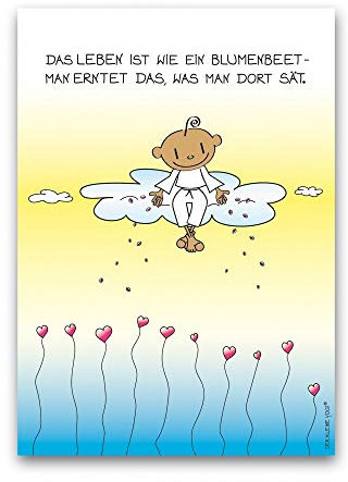 Postkarte - Das Leben ist wie EIN.
