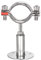 sourcing map Wall Mount Ceiling Mount Pipe Support, 304 Stainless Steel Adjustable Pipe Bracket Clamp for 42-45mm Pipe