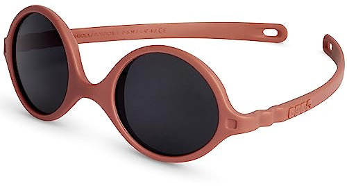 KI ET LA - Diabola 2.0 - Lunettes de Soleil Bébé Norme CE - Protection UV Totale - Ultra Légères - Souples - Incassables - Filtre à Lumière Bleu - Cordon Ajustable Inclus - Marque Française