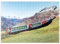 MyPuzzle Panorama Zug in Andermatt, Uri, Schweiz - Premium 200 Teile Puzzle - MyPuzzle Sonderkollektion von Puzzle Galaxy