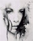 PNDGMCSY Peinture à numéro Adulte Femme Encre Noir Et Blanc DIY Peinture à l'huile Toile Les Enfants et débutant Acrylique Peinture kit décoration Maison Art Mural Cadeau 40x50 cm
