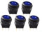 5 pz 12 V 20A Impermeabile Rotondo On/Off Interruttore a Dondolo Auto Barca SPST