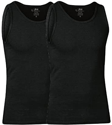 jbs Bamboo Tank Top 2er Pack Black 2XL