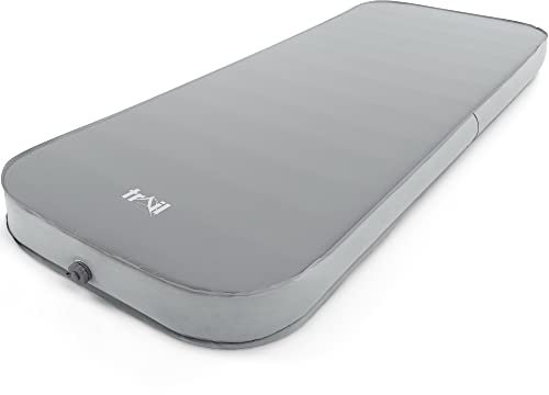 Trail Outdoor Leisure Doppelte Camping Isomatte Selbstaufblasend Ultraleicht, Aufblasbare Isoliermatte, Memory Foam, Verstärkte Seiten, Gebürstetes Obermaterial, mit Tasche (200 cm x 70 cm x 10 cm)