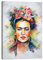Frida Kahlo Flower Pop Leinwandbild von Tracie Andrews 30 x 40 cm Wandbilder Wanddeko