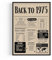 Geschenk zum 50 Geburtstag Mann und Frau – Geburtstagsgeschenk für Männer – Back in 1975 Poster im Design Zeitung aus 1975 – Super Geschenke für Männer und Geschenke für Frauen zum 50. Geburtstag