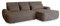 Robin Inspire Ecksofa Mit Schlaffunktion Bettkasten L Form Sofa Eckcouch Schlafcouch Freistehend Rechts Aldo Braun 266 x 160 x 87 cm