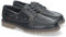 82654 Mocasines Elegantes de Hombre con Suela Dentada Resistente, Diseno Clasico con Cosidos y Cierre de Cordones. Negro Talla 44