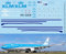 Generisch 1/144 Water Decals For Airbus A330-300 KLM Royal Dutch Airlines Decal TBD1007, TBS93