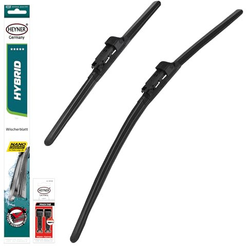 HEYNER® Scheibenwischer komp. mit NISSAN QASHQAI (02.2007-12.2013) HYBRID Flachbalkenwischer