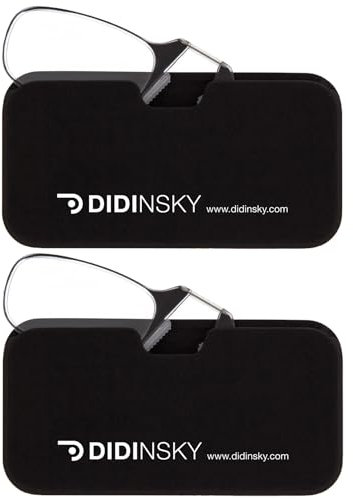 DIDINSKY – Lesebrille ohne Bügel für Herren und Damen | Ultraleichtes & Tragbares Design | Transparent | Mobile Lesebrille gegen Alterssichtigkeit – MOMA