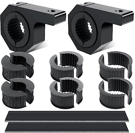 Willpower Support Phare LED de Pince de Tube Fixation pour 4X4, 38-50mm | Fixation Support Phare de de Lumière Travail Universelle, pour Voiture Tracteur Camion Tout-terrain Véhicule ATV UTE 4WD