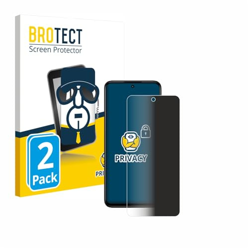 BROTECT Blickschutzfolie für Xiaomi Redmi 13 | 2 Stück Anti-Spy Displayschutz Made in Germany Smartphones und Handys Privacy Screen Protector Blaulichtfilter Klare Folie