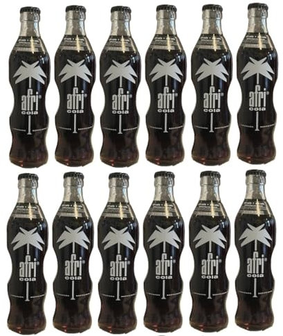 12 Flaschen Afri Cola Glas Gastroflaschen a 0,33 L inkl. MEHRWEGPFAND + Space Keks gratis a 45 g von Onlineshop Bormann