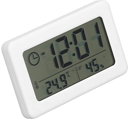 aqxreight Digital Clockelektronik Clockc Digitaluhr Einfache Spezial Mirro Tragbare Praktische Weiße Elektronische Uhr Entdecken Nur Eleganz die Einfache Uhr. Minimalistisch Nicht du Digital