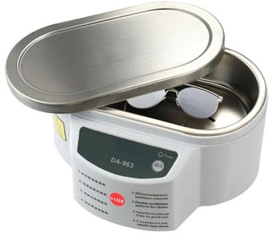 TIEOAXFT Digital Ultrasonic Cleaner Bath For Jewelry Parts Glasses Manicure Stones Cutters Ultrasound Cleaner Machine(30W)