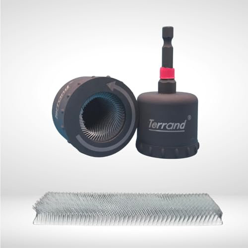 Metal Copper Pipe Cleaner Set Drill Tube 15mm & 22mm 1/4 Inch Hex Stud Shank