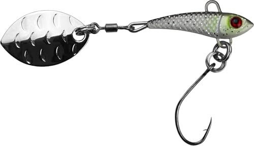 Ultralight Spinner-Jig mit Einzelhaken zum Angeln auf Forelle und Barsch