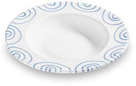 GMUNDNER KERAMIK Manufaktur 0102tsgo24 blaugeflammt Plato Hondo Gourmet, diámetro 24 cm