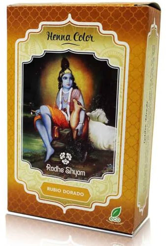 Henna Radhe Shyam Rubio Dorado Polvo