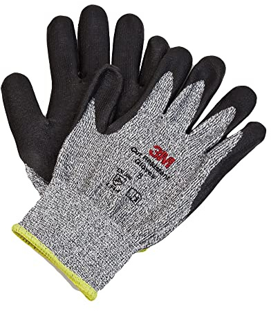 3M Guantes Comfort Grip CGXL-CR resistentes a cortes (ANSI 3), talla XL