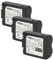 vhbw 3x batteria compatibile con Panasonic Lumix DMC-FZ8, DMC-FZ7 fotocamera (600mAh, 7,2V, Li-Ion)