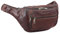 STILORD 'Maverick' Leder Bauchtasche Gürteltasche Umhängetasche Hüfttasche Kameratasche Handy Reise Festival Trekking Damen Herren weiches Leder, Farbe:Cognac - Dunkelbraun