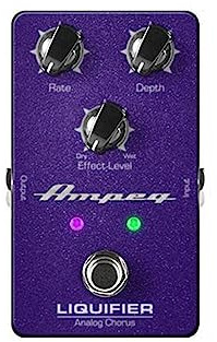 Ampeg Bass Chorus Effect Pedal, Purple, Liquifier (LIQUIFIER)
