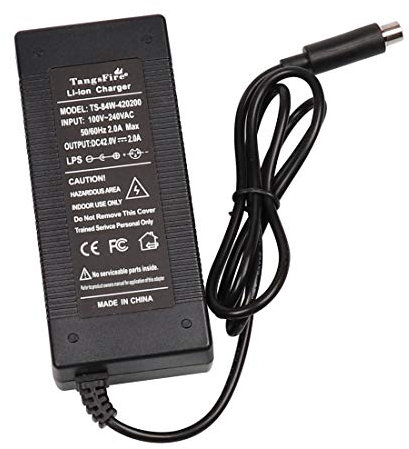 42V Caricabatteria per caricatore monopattino xiaomi caricabatterie 42 Volt 2A (RCA 8mm Caricabatterie per Xiaomi)