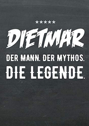Buch-Kalender 2021 im Format A5 - Dietmar, der Name, das Geschenk - Dietmar, der Mann, der Mythos, die Legende: Kalenderbuch, Terminplaner und ... mit dem Namen Dietmar, 1 Woche = 2 Seiten