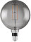 LEDVANCE Smarte LED-Lampe mit Wifi Technologie, Sockel E27, Dimmbar, Warmweiß (2500K), Große Globeform, Klares Filament im Rauchglas, Ersatz für herkömmliche 37W, steuerbar mit Alexa, Google & App