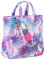 VASCHY Sac de Plage, Sac de Plage Femme Résistant à l'Eau Sac Toile Léger à Motif Cabas de Voyage Sac Fourre pour Plage, Voyages, Natation, Yoga, Infirmière, Shopping (Ananas Violet)