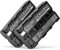 CELLONIC, Batterie pour Caméra, Compatible avec Sony NP-F750, NP-F330, NP-F550, NP-F950 (7.4V, 2600mAh) 2 Pièces