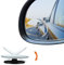 URAQT Toter Winkel Spiegel,2 Stück 360° Verstellbarer Wasserdichter HD Selbstklebend Weitwinkelspiegel Toten Winkel Assistent Universal Trainer Rückspiegel Spiegelfolie Auto für General Autospiegel