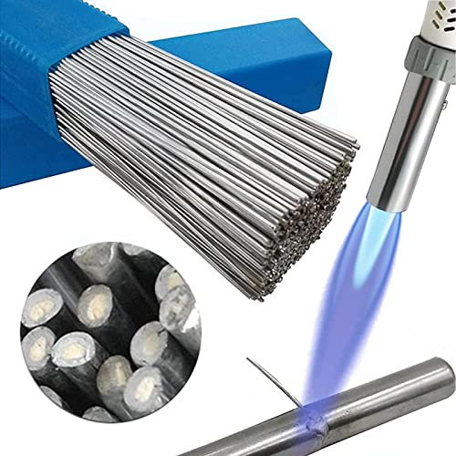 ArauHoo 10/20/30/50/100 Stück Metall-Universal-Schweißdraht Keine Notwendigkeit Lötpulver 1,6/2 mm Hartlöten Niedrigtemperatur-Lötmittel Lötstab Korrosionsbeständigkeit 20 Stück 1,6 mm-50 cm