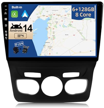 JOYX - [6G+128G] - Android 14 Autoradio pour Citroen C4 C4L DS4 (2013-2017) - sans Fil Carplay/Android Auto - GRATUITES Caméra MIC - 2 Din IPS 10.1 Pouce - DSP Dab Volant WLAN 4G 360-Caméra Fast-Boot