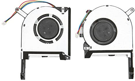 Laptop-Lüfter für TUF Gaming A15 FA506 IV FA506IU FA506IH FX506IU FX506LH, 4-poliger CPU-GPU-Lüfter, Kleiner, Leichter Ersatz-Lüfter, Entfernen (CPU- und GPU-Lüfter)