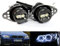 2 faros delanteros LED blancos de ojo de ángel, luz diurna, DRL, 20 W, Canbus, para E90 E91 Serie 3