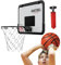 Basketballkorb mit klappbarem Rand | Basketballkorb mit Wandmontage für Innenräume mit Ball | Ballspiele für Kamin, Balkon, Garage, Spielzimmer, Hof, Soydan