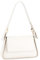 David Jones - Damen-Handtasche mit Schulterriemen – Tasche aus PU-Leder – Umhängetasche mit Henkel – weiche Tasche für die Stadt, modisch, elegant, weiß