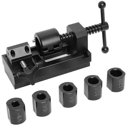 VBESTLIFE Kit D'outils D'installation de Raccords de Conduite de Carburant avec 5 Paires de Supports de 4AN, 6AN, 8AN, 10AN, 12AN, Alliage D'aluminium