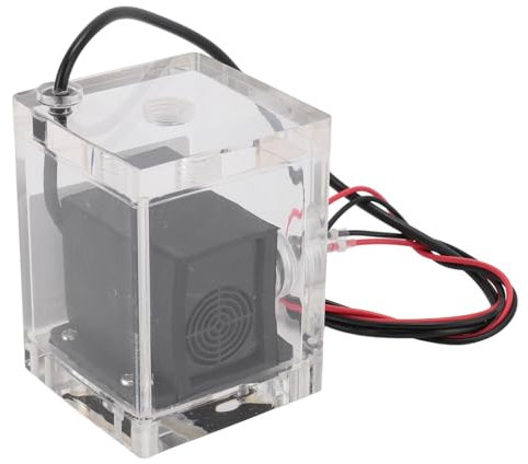 Ciciglow Water Cooling Kit, 400L/H 3.6W DC24V CPU Water Cooler Pump/Reservoir Combo, G1/4 Connector, Quiet Operation, Desktop Compatible