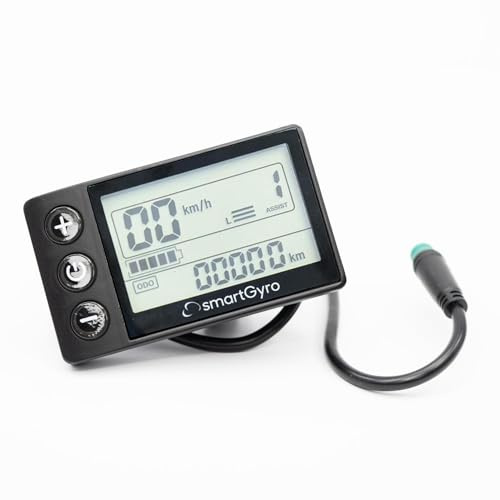 smartGyro Original-LCD-Display für SmartGyro Speedway, Rockway und Crosssover Dual & Pro, inklusive USB-Ladebuchse, für Roller nach November 2024 zertifiziert