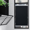 Suction Cup Blackout Roller Blinds No Drilling,Sunshade Roll Up Shades for Doors Windows,Privacy Curtains,Retractable Sunscreen Sun Shades,Portable Temporary Blinds,Black,W×H-75 * 100cm(30 * 39in)