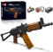 Mould King 14020 AK-47 Sturmgewehr-Baustein, 1418-teiliges DIY-Bauspielzeug-Set mit Motor, Simulations-Blaster-Bausteine, Militärwaffen-Bausatz