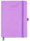BEZEND Kalender 2025 2026 Wochenplaner A5, 18-Monate Buchkalender Juli 25-Dez 26, PU-Leder Hardcover 1 Woche 2 Seiten mit Stifthalter - Lavendel