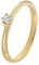 GLIZZ Damenring mit Lab Grown Diamant 0,10 ct Gold 333 Brillantring GL8653-54 Ringgröße 54/17,2