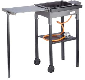 FERRETERIA LEPANTO Paellero Plancha gas, Barbacoa de gas, Kit paellero (59x41x90CM)